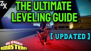 Boku No Roblox  UPDATED  Ultimate LEVELING GUIDE  Boku No Roblox Remastered BEST LEVELING GUIDE 