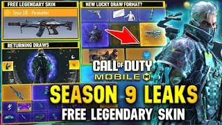 Next Free Legendary Gun  New Draw Format?  Returning Draws  Season 9 Leaks  COD Mobile  CODM