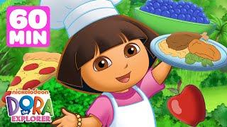 Doras Yummy Food Marathon #2  1 Hour of Dora the Explorer  Dora & Friends