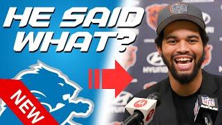 Detroit Lions Disrespected By Chicago Bears and Caleb Williams