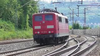 Geislinger Steige Schiebebetrieb mit Baureihe 151