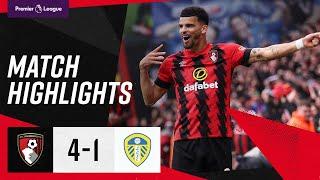 HUGE four-goal win all but secures survival  AFC Bournemouth 4-1 Leeds United