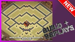 THE BEST TH10 WAR BASE ANTI-EVERYTHING Build+Replays  The Sparrow  Clash Of Clans