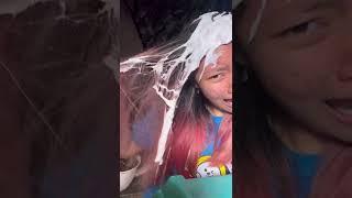 Main Slime kena Rambut ku Di Potong jadi Botak…#shorts Nasya Kaila Nazifah