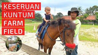 Liburan di Kuntum Farmfield Bogor Feeding animals and other acitivities