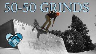 Skateboarding Lessons HOW TO AXLE STALL & BACKSIDE 5050 * All levels of Control Grinding Safety *