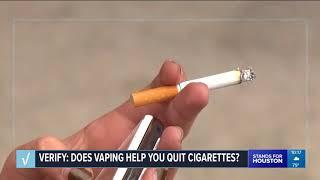 VERIFY Does vaping help you quit cigarettes?