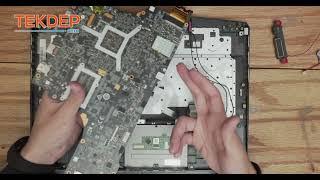 MSI GE66 Raider 10SF-236 Top Case Replacement  Fixing a Liquid Damaged Keyboard