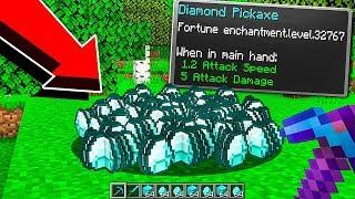 SFIDA DI DIAMANTI CON IL PICCONE PIÙ FORTUNATO DI MINECRAFT