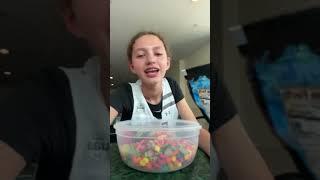 Make a candy salad with us #fypシ #candysalad #basketball