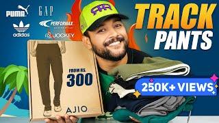 Best TRACK PANTSJOGGERS for SUMMERGYM on AJIO  Men Haul Review 2023  ONE CHANCE