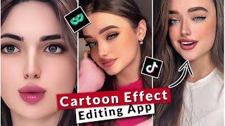 Cartoon filter effect video editing app  Persona  How to use cartoon filter on tiktok