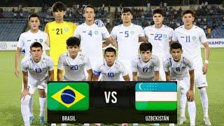 UZBEKISTAN VS BRAZIL. Match Highlights. 2022 “Maldonado Cup” U-20