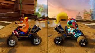 Crash Team Racing Nitros-Fueled Gameplay 2 jugadores Español Latino Nitros Oxide Versión