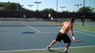 Tommy Haas Working Out With Nick Bollettieri www.vidaloo.com