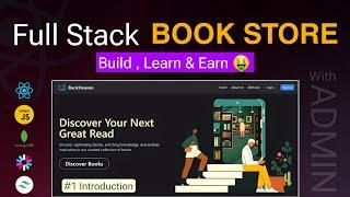 Build Full Stack  Book Store MERN App  Learn & Earn   How to build MERN Stack project  Part 1