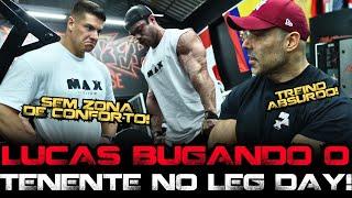 BRENO E CORREA BUGADOS COM O LEGDAY DO LUCAS TREINO DE OLYMPIA