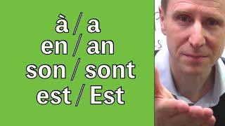  HOMONYMES - leçon en français facile - Niveau B1