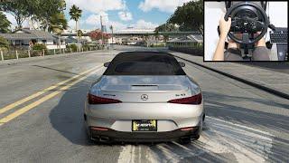 Mercedes AMG SL63 - The Crew Motorfest  Thrustmaster T300RS gameplay