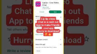 free random video and livestream app to flirtake friends and earn money#liplipchat#randomchatapp
