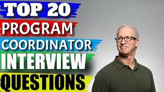 Program Coordinator Interview Questions and Answers