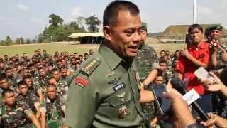 23914Pasca penembakan anggota TNI Kasad motivasi Prajurit YONIF 134TS DI BATAM