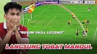 Striker Timnas BISA PINGSAN lihat SKILL DEWA para legend  dribble9