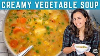 Creamy Vegetable Soup  Vegan & Dairy-Free