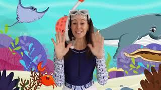 Sea Animals Childrens song by Patty Shukla Learn Ocean Animals in English  Guessing Game for Kids