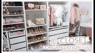 10 FALL CLOSET ORGANIZATION TIPS 2019  CLEAN MY CLOSET WITH ME