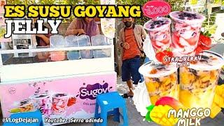 VIRAL  ES SUSU GOYANG JELLY  SUGOY   BARU BUKA SUDAH BANYAK CABANGNYA GUYS  Serra adinda #ice