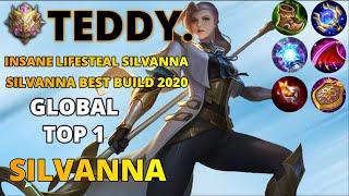 SILVANNA BEST BUILD 2020  TOP 1 GLOBAL SILVANNA BY TEDDY.  MOBILE LEGENDS BANG BANG