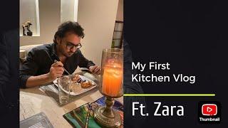 Made Dinner in my First Vlog  Asad Siddiqui  Zara Noor Abbas
