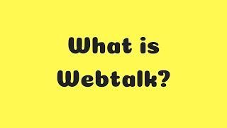 What is Webtalk