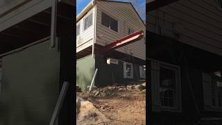 We LIFTED the HOUSE #homeimprovement #renovation #construction