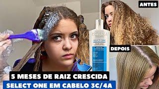 RETOQUE DE RAIZ  Select One Prohall em cabelo CRESPOCACHEADO - alisa ou não?