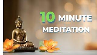 10 Minute Super Deep Meditation Music • Relax Mind Body Inner peace Healing Music