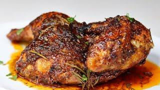 How To Make The Most Mouthwatering Juicy Baked Chicken Ever  How To Bake A Whole Chicken.