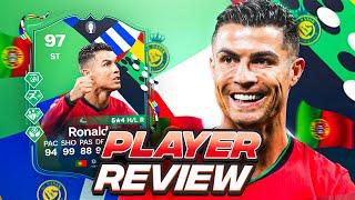 5⭐4⭐ 97 UEFA EURO PATH TO GLORY RONALDO PLAYER REVIEW  FC 24 Ultimate Team