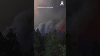 Timelapse of wildfire in Butte county California
