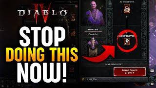 Diablo 4 - 5 HUGE MISTAKES to AVOID Diablo 4 Tips and Tricks