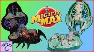 1992 Mighty Max Trapped by the Arachnoid & Liquidates the Ice Alien