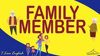 Family Member Flashcard  Belajar Kosakata Anggota Keluarga Dalam Bahasa Inggris