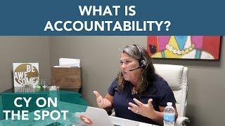 What is accountability?