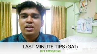 ‍ NIFT GAT Preparation 2021- Last Minute Tips by SILICA - TIPS and TRICKS ‍