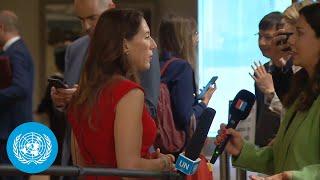 Malta on Afghanistan & other matters  Security Council Stakeout  United Nations