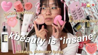 viral KBEAUTY HAUL ft.yesstyle   it girl essentials *pinterest inspired* cosrx romand etude..etc