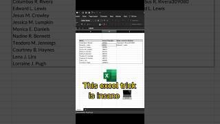 This Excel Trick is INSANE  leave a comment if you want us to post more excel tricks #tricks