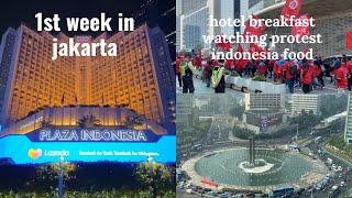 1 month in jakarta  1st week vlog exploring the city best places to eat