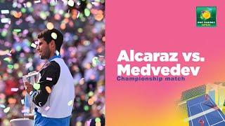 FINALS Daniil Medvedev vs Carlos Alcaraz Highlights  Indian Wells 2024